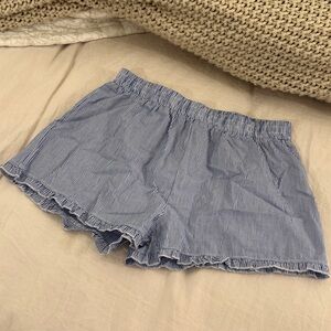 Blue Striped Boxer Shorts